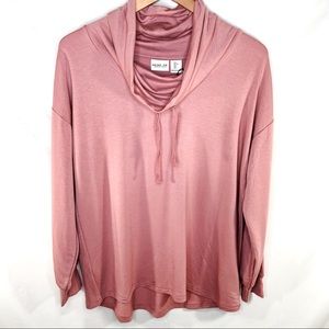 NEW Rachel Zoe Cowl Neck Pullover Lounge Top